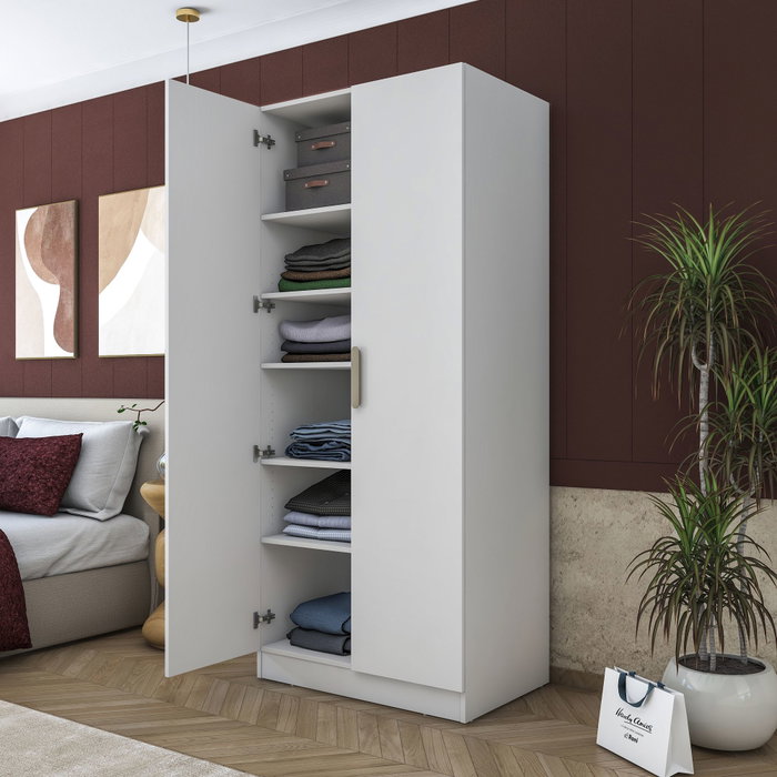 Hanah Home Armario BA171 - 4609 Blanco Hanah Home Armario BA171 - 4609 Blanco